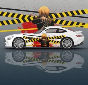 Calcomanías de coche personalizadas Itasha; calcomanías de coche inspiradas en anime; calcomanía lateral Itasha, ambos lados - Imagen 1 de 1