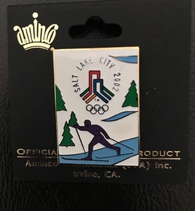 2002 Salt Lake City Olympic Pin Cross Country Skiing Winter Olympics - Picture 1 of 2