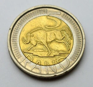 SOUTH AFRICA 5 RAND 2004 OLD COIN - Picture 1 of 2