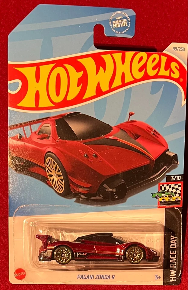 HOT WHEELS PAGANI ZONDA R 99/250 ROJO OSCURO. ¡VER OFERTAS COMBINADAS! Foto 1 de 1