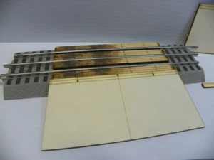 RR X Crossing RAMPS for Lionel O 3-rail Straight Section FasTrack. (3 rail) - Picture 1 of 10
