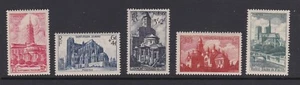 FRANCE YT 772 776 N** SERIE CATHEDRALES NOTRE DAME DE PARIS PERIGUEUX LE MANS... - Picture 1 of 1