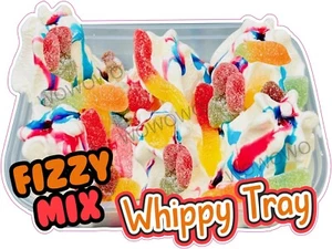 ice cream van sticker Fizzy Mix whippy Tray trailer shop decals (choose size) - Picture 1 of 1