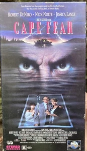 ‘Cape Fear’ (VHS, 1991) Robert De Niro, Nick Nolte, Jessica Lange, MCA Universal - Picture 1 of 4