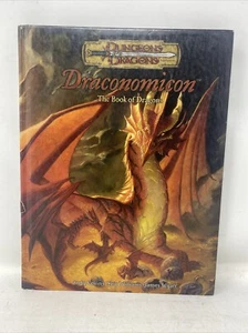 D&D Draconomicon The Book of Dragons 1st Printing 1st Ed HC Dungeons & Dragons - Picture 1 of 5