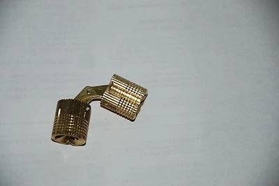 ONE 14mm SOSS Invisible Barrel Recessed Hinge, Solid Brass, PartNo BH144 NEW  - Изображение 1 из 3