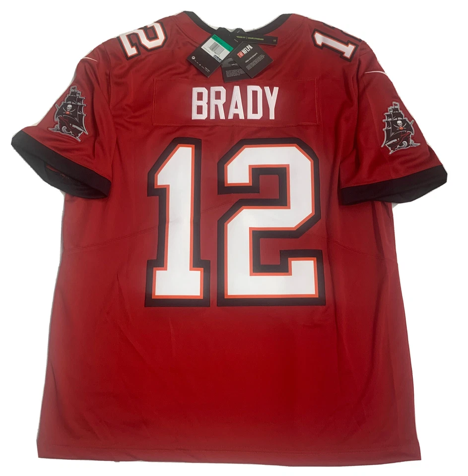Men's XL Tom Brady Tampa Bay Buccaneers Nike Vapor Untouchable Red Jersey -