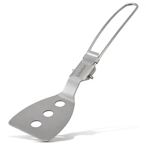 Lixada Stainless Steel Folding Spatula Food Turner Outdoor Camping Cooking O5X5 - Picture 1 of 8