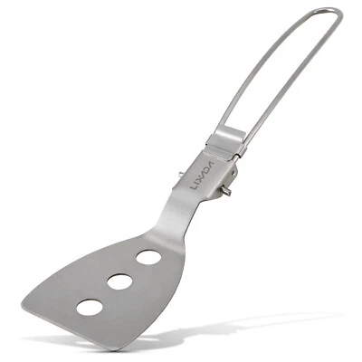 Lixada Stainless Steel Folding Spatula Food Turner Outdoor Camping Cooking O5X5 - Image 1 of 4