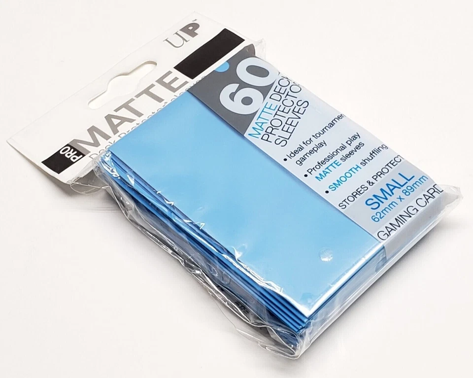 Ultra Pro LIGHT BLUE Pro-Matte SMALL Deck Protector - 60 Card Sleeves 62x89mm - Image 1 of 1