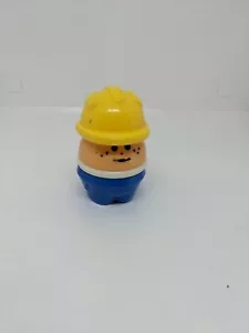 Vintage Little Tikes Tottle Tots Chunky Construction Worker - Picture 1 of 6