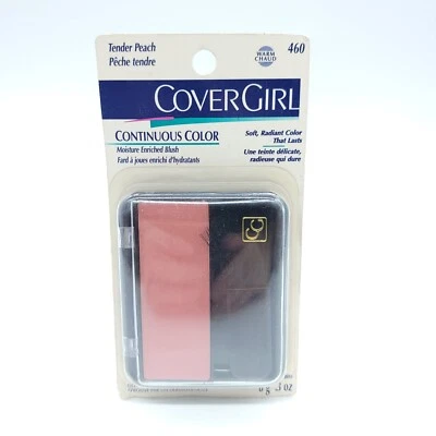 CoverGirl Continuous Color Moisture Enriched Blush Tender Peach 460 Noxell - Image 1 of 2