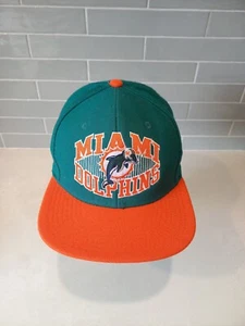 Official Miam Dolphins NFL Hat Cap Snap Back OSFA Reebok Team Apparel - Picture 1 of 9