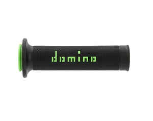 Kawasaki Z125 Z200 Z250 Z400 Domino A010 Handle Bar Race Grips Green - Picture 1 of 2