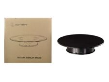 Rotary Display Turntable Stand Medium 10 Inches with Black Top