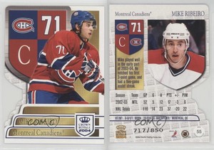 2003-04 Pacific Crown Royale Blue /850 Mike Ribeiro #55