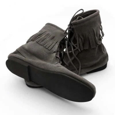 Ренессанс и средневековье низкие замшевые мужские ботинки для реконструкции и театра - Изображение 1 из 4