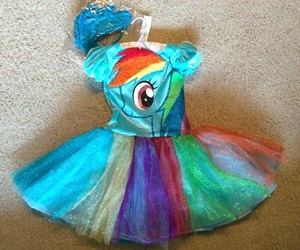 NIP ~My Little Pony Rainbow Dash Costume *Please Read* Child Sz 3T-4T, 4-6X, 7/8 - Picture 1 of 12