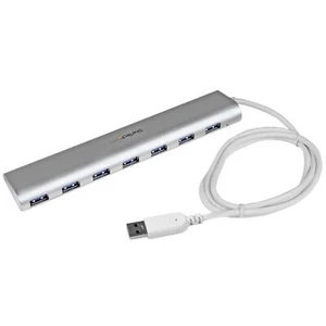 StarTech ST73007UA 7 Port USB-A to 7x USB-A Rugged Mini Hub w Power Adapter - Picture 1 of 6