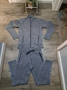 Lululemon Engineered Warmth Full Zip Jacke/Hose Herren Medium Grau Merinomischung - Bild 1 von 14