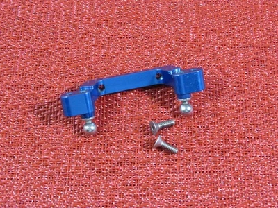 Team Associated RC10 B5M Blue Aluminum Rear Ball Stud Mount T5M SC5M. #1503 - Image 1 of 4