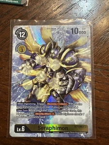 Digimon Card Game Seraphimon BT1-063 SR Alt Art NM - Picture 1 of 2