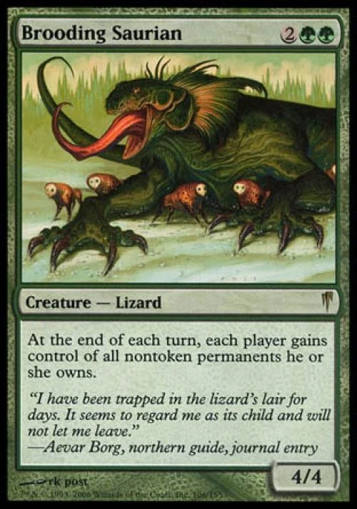 Brooding Saurian - Light Play MTG Coldsnap - Image 1 of 1
