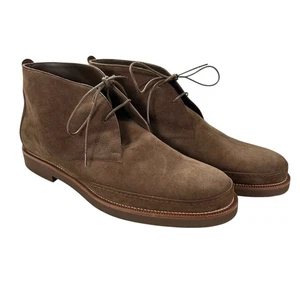 Loro Piana NEU Herren Wildleder Walk Stiefeletten Chukka Stiefel Braun 40,5 Authentisch Luxus - Bild 1 von 18