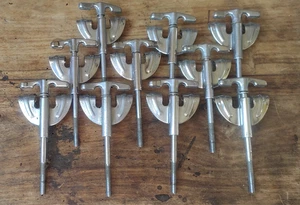 X10 CROCHETS DE GROSSE CAISSE VINTAGE PEARL DRUMS Tension T-Rods and Claws X10 - Picture 1 of 3