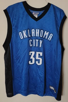 Camiseta de malla OKC Oklahoma City Thunder Kevin Durant #35 Adidas NBA talla XL Foto 1 de 4