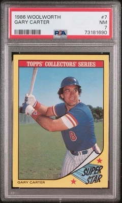 1986 Topps Woolworth's Super Stars - Gary Carter #7 New York Mets ￼ - Image 1 of 2