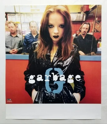 Garbage Promo Band Poster 1995 Almo Sounds S/T Release Shirley Manson RARE - Image 1 of 4