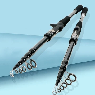Telescopic Spinner Fishing Rod Convenient 1.8-3.6M Short Sea Pole for Portable - Image 1 of 4