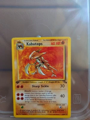Pokémon TCG Kabutops 24/62 1st Edition Fossil Rare Vintage Lightly Played - Image 1 of 2