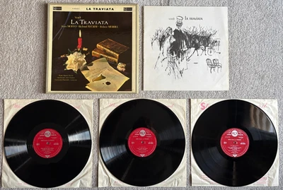 Verdi - La Traviata - Moffo - Tucker - Previtali - RCA 3x stereo LP SER 4532-4 - Image 1 of 3