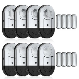 SANJIE Window Door Alarms for Home Kids Safety Wireless 120 Loud dB Alarm Sensor - Picture 1 of 9