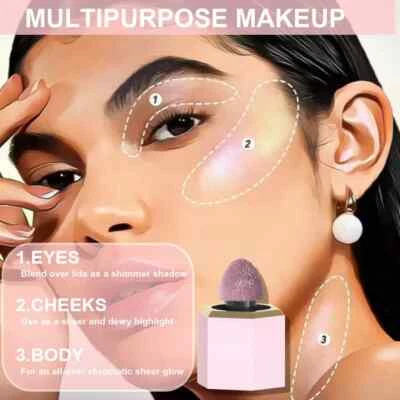 New Glitter Shimmer Liquid Highlight Eye Shadow Mineral Face Contour Highlighter - Image 1 of 4