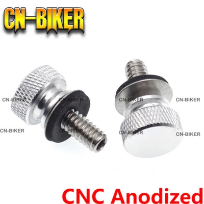 Kit de tornillos de pernos de asiento de rack individuales de 2 piezas para Harley Sportster FLST Touring Softail Foto 1 de 4