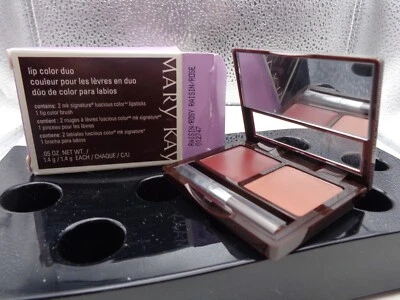 LOTE DE 2 NUEVOS Lápiz Labial Mary Kay "ROSADO PASAS" Y ÁMBAR BRONCE " Dúo Color Labial Foto 1 de 3