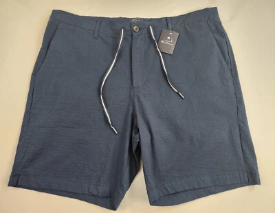 Ben Sherman Pantalones Cortos Adulto W 38 Azul Marino Pocket Elástico Corte Mens - Imagen 1 de 4