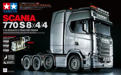 Tamiya RC 56371 Scania 770 S 8x4/4 1:14 RC Truck Assembly Kit - Image 1 of 4