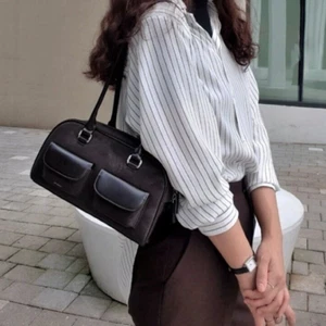 [STAND OIL] Chubby Bag Marron Combi Hot Women’s Handbags in Korea New - Picture 1 of 12