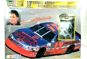 DARELL WALTRIP 1997 Silver Chrome NASCAR 25th Year Racing Car Sealed NEW - Picture 1 of 5