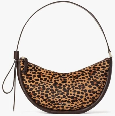 Bolso de Hombro Kate Spade Smile Leopardo Pelo de Becerro Guepardo K4444 Precio de Venta sugerido por el fabricante $278 Leopardo Foto 1 de 4