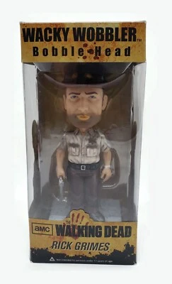 Figura Bobblehead Funko Rick Grimes AMC The Walking Dead Wacky Wobbler Foto 1 de 4