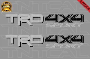 TRD 4x4 Sport Decal Set 2016 - 2020 Tacoma Tundra Toyota Sticker Silver Black - Bild 1 von 1