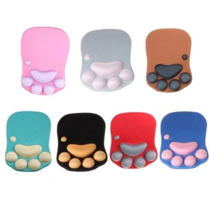 3D Mouse Pad Anime Silicone for Cat Paw Mouse Pad Wrist Rest Support Memory Foam - Afbeelding 1 van 9