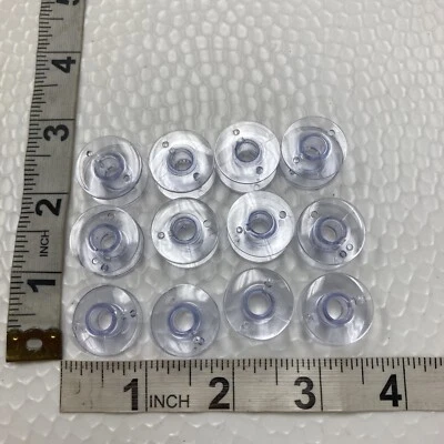 Brother Baby Lock Class 15 Clear Bobbin 12 Pk X52800150 - Image 1 of 4