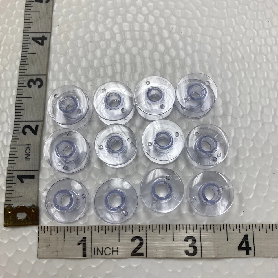 Bobina transparente Brother Baby Lock clase 15 paquete de 12 X52800150 Foto 1 de 4