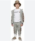 EUC Burberry Check Thomas Bear Print Zip Up Hoodie & Sweatpants in Gray 3